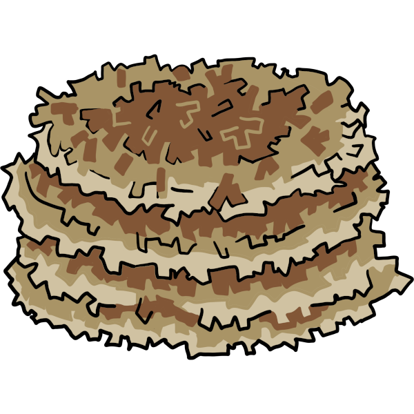  a stack of four potato latkes